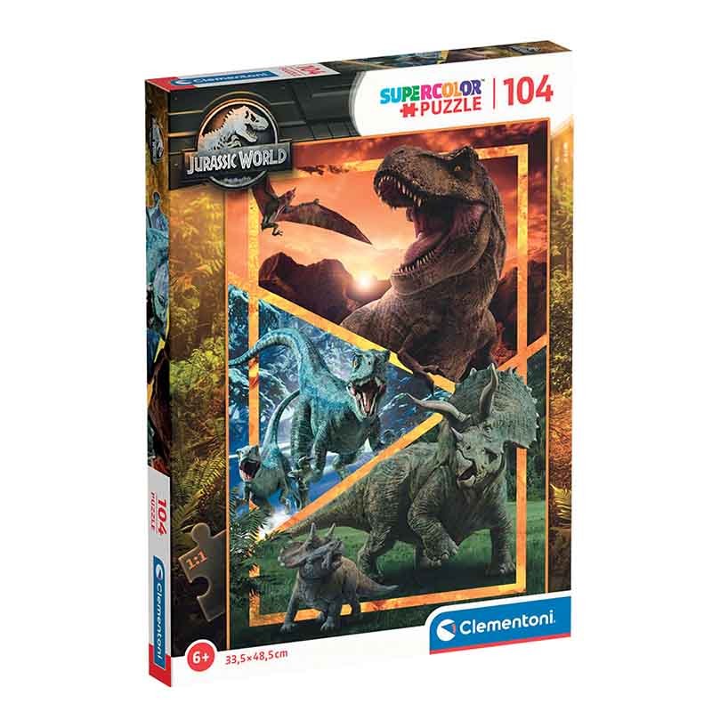 CLEMENTONI Children Puzzle "Jurassic World 2023" Сложувалка 104 Парчиња(6+)