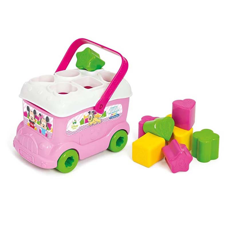 CLEMENTONI Disney Baby "Minnie" Автобус за Сортирање (10М+)