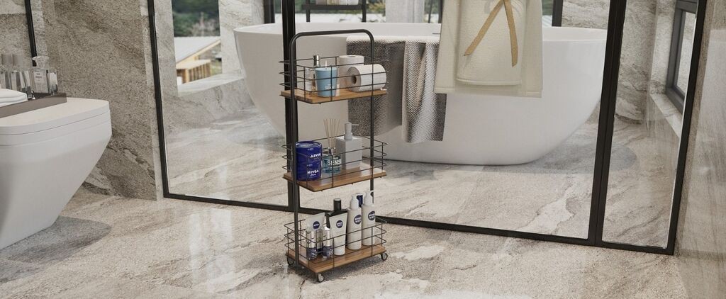 Организатор за бања Hermia SG015-B, црна