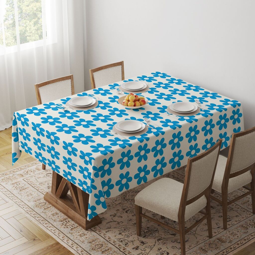 Чаршаф за маса Хермија Gravellamb2, 140x140 см, шарен