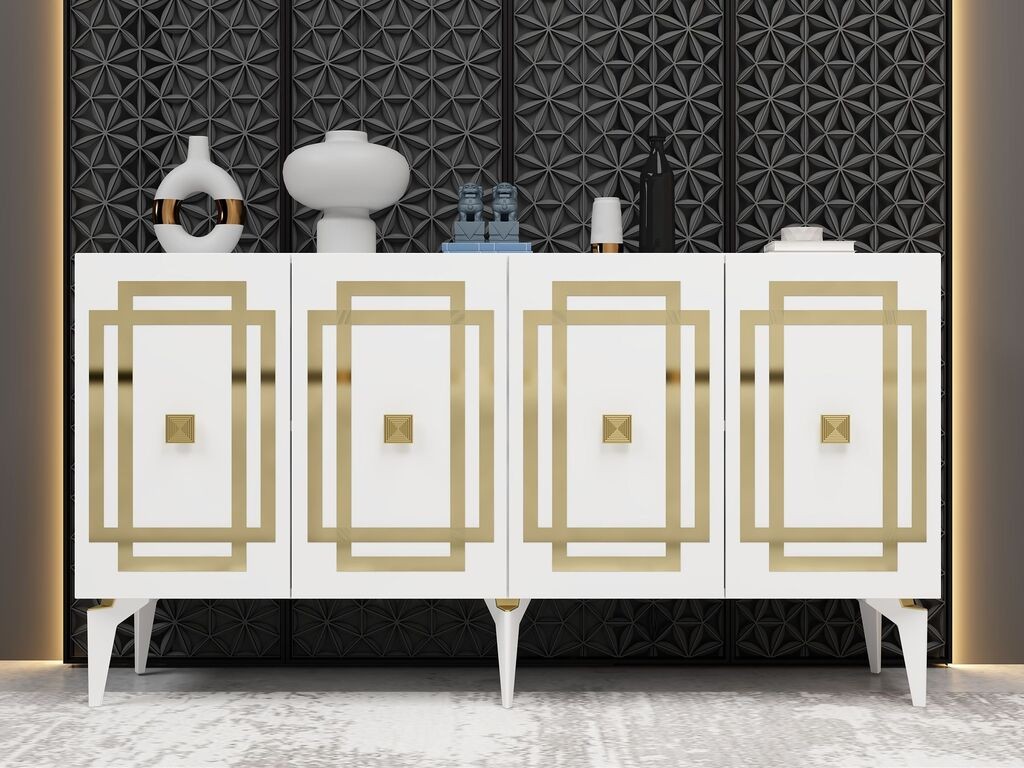 Комода Hanah Home Lotus, бела