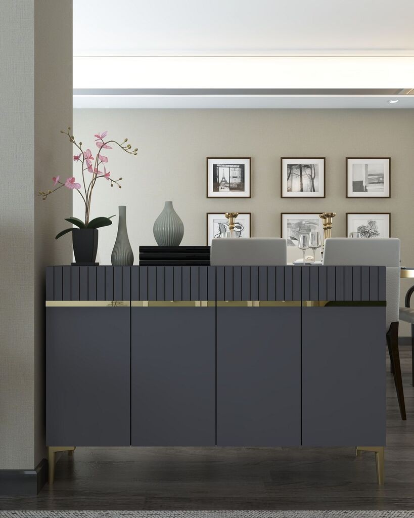 Hanah Home Commode Swiss, Антрацит