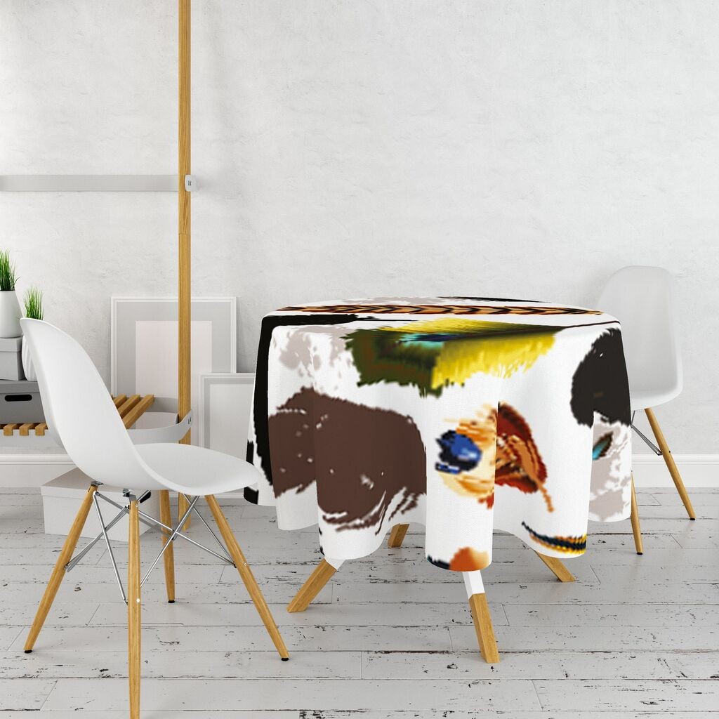 Чаршаф за маса Hermia 19, 160 см, шарен