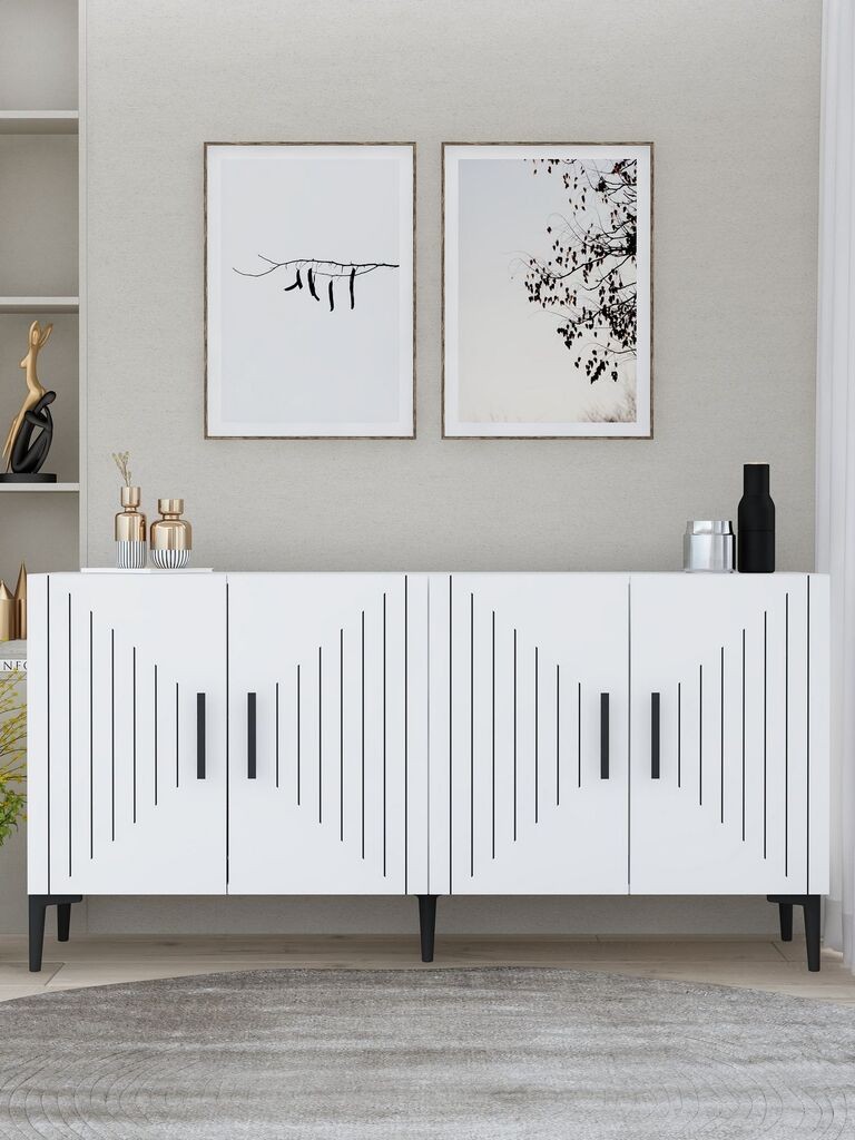 Комода Hanah Home Poyraz, бела