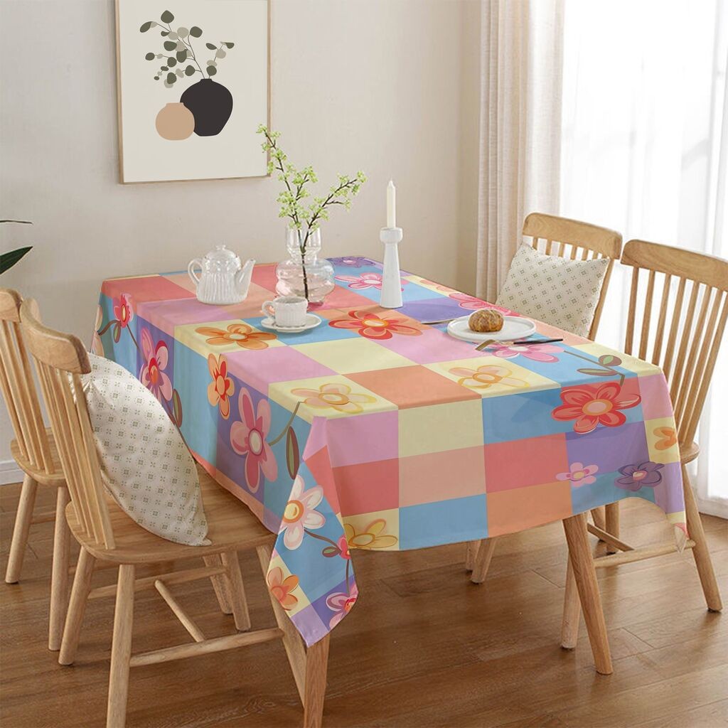 Чаршаф за маса Хермија Asr-tblclt25- 34, 140x140 см, шарен