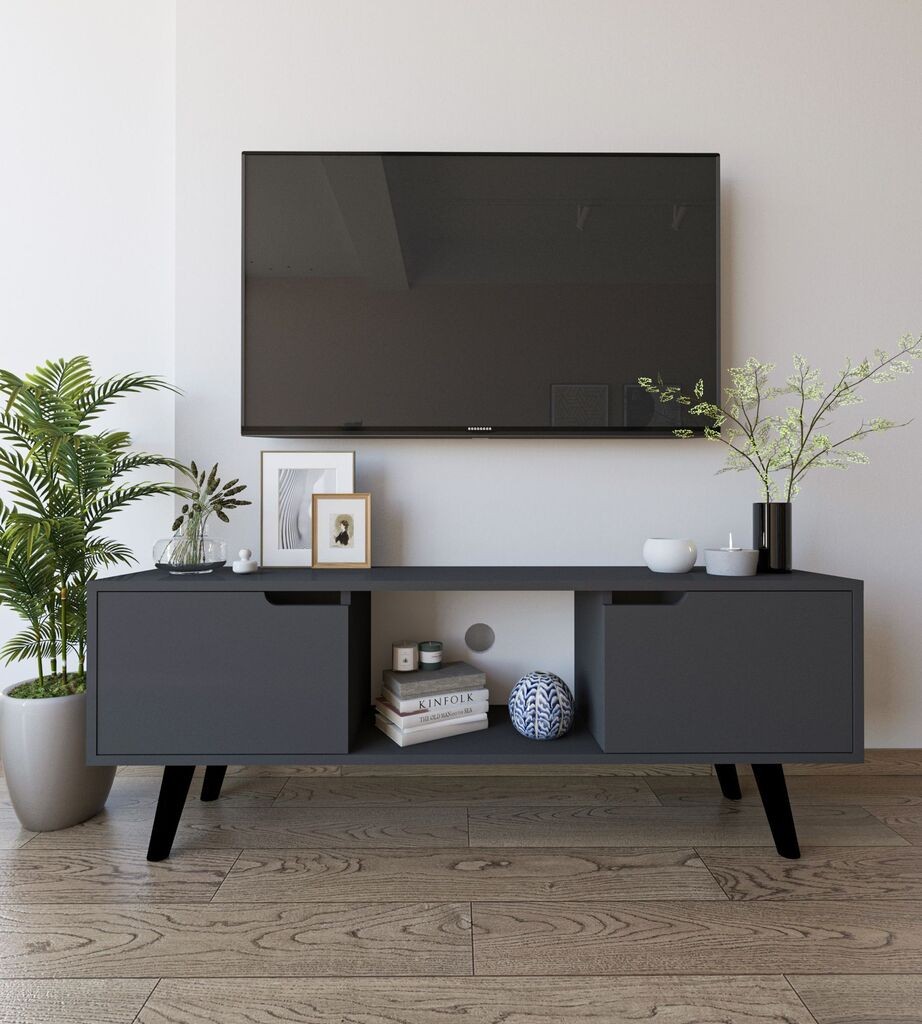 Комода за ТВ Hanah Home Sienna, Антрацит