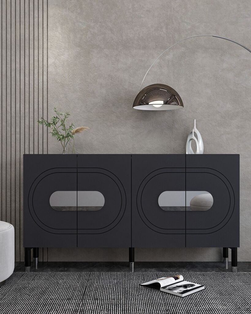 Комода „Хана Хоум" Демет, Антрацит