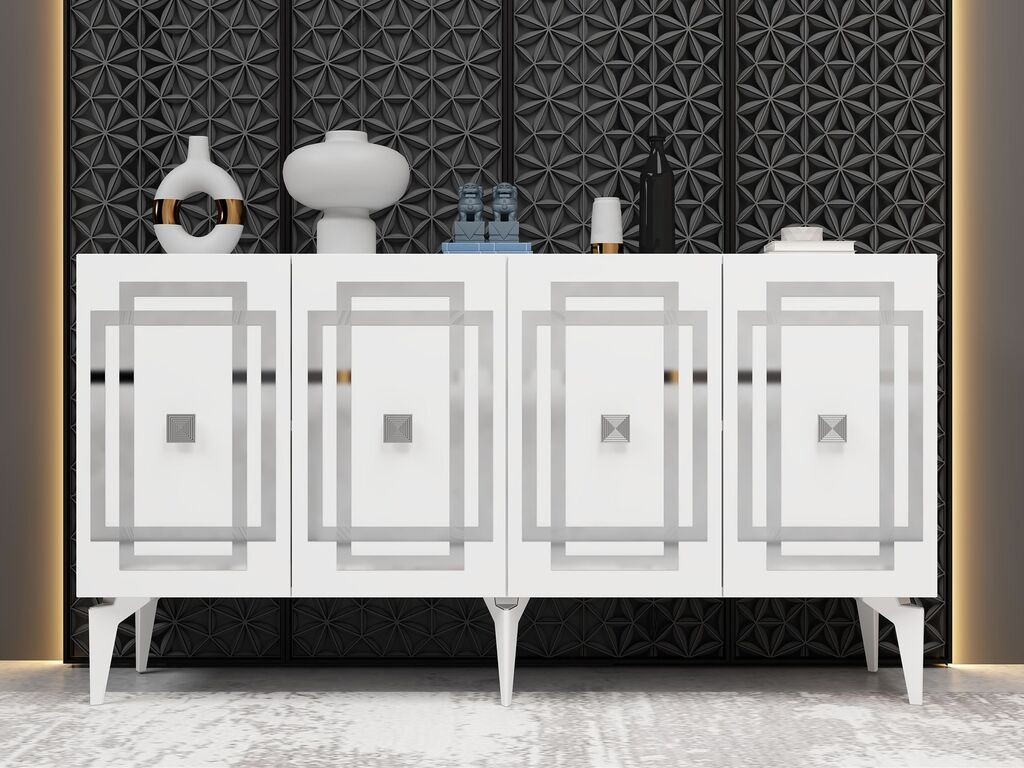 Комода Hanah Home Lotus, бела