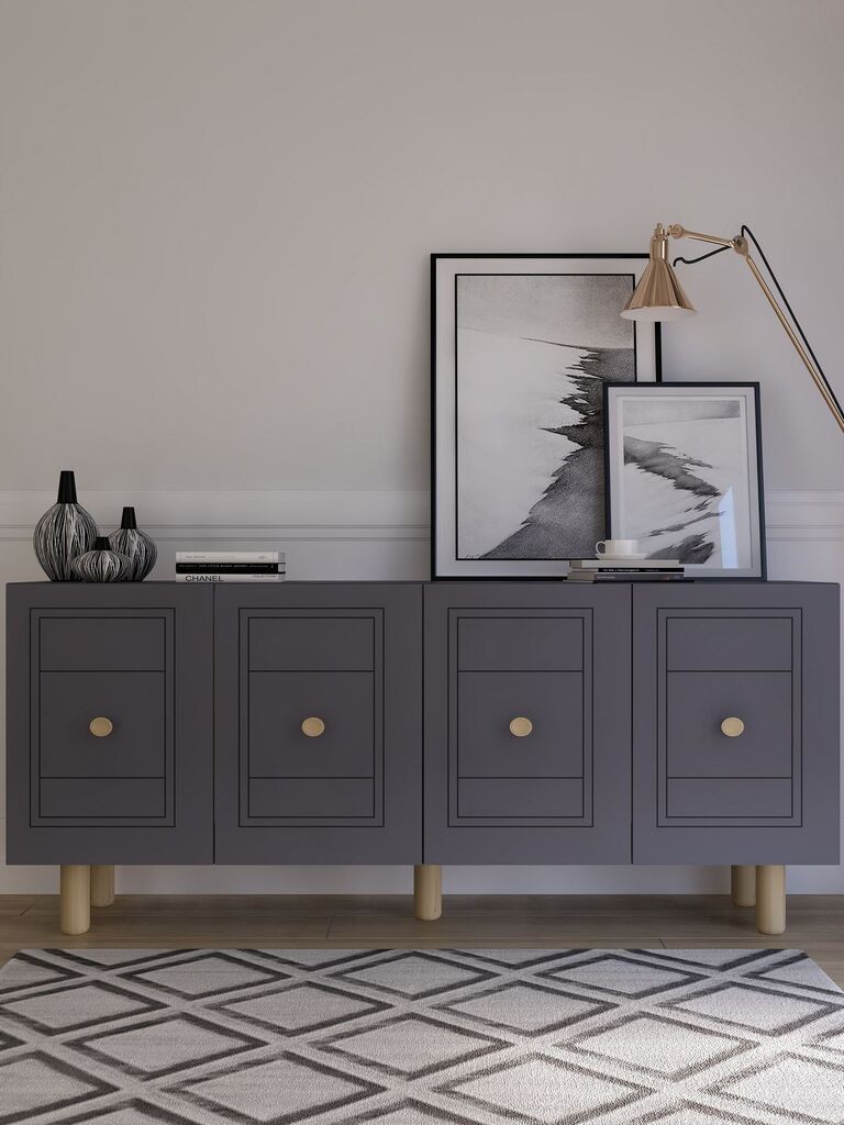 Hanah Home Dresser Dario Bohem, Anthracite