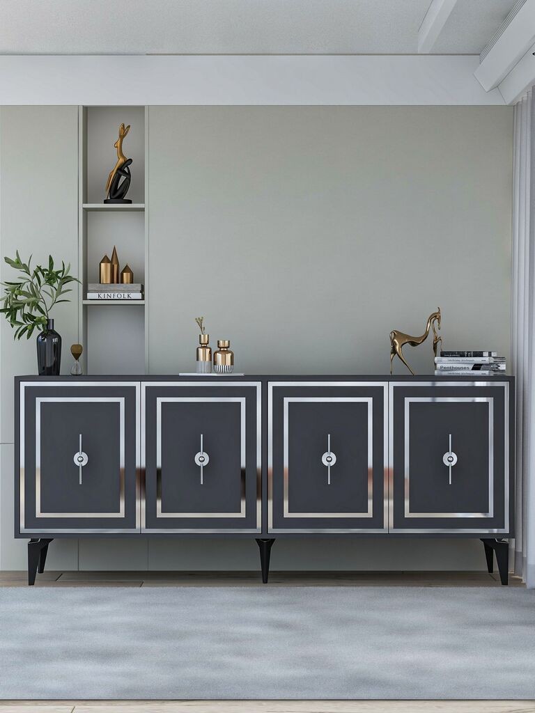 Комода Hanah Home Самба, Антрацит