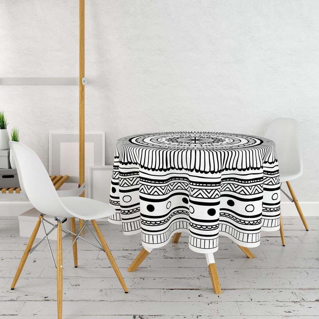 Чаршаф за маса Hermia 11, 160 см, шарен