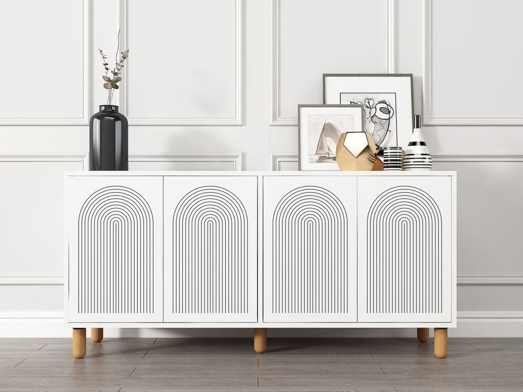 Комода Hanah Home Doresta, бела