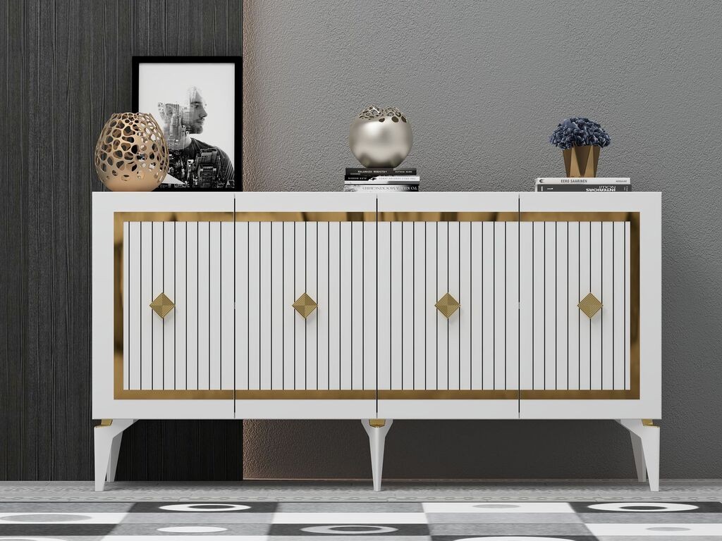 Комода Hanah Home Нова, бела