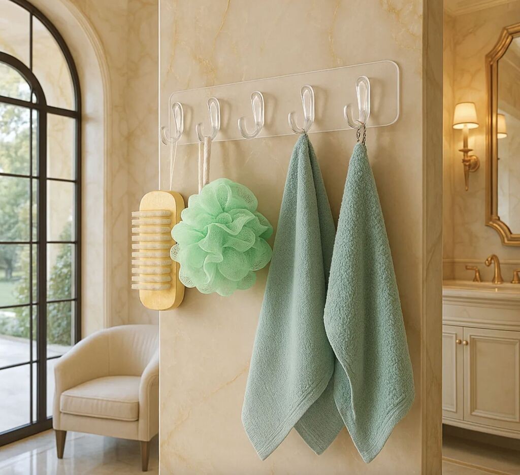 Држач за пешкири Hermia d77, транспарентен