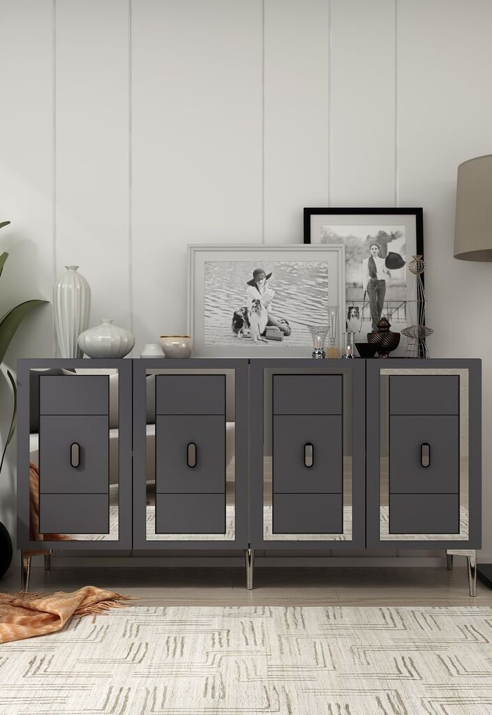 Комода Hanah Home Orion, Антрацит