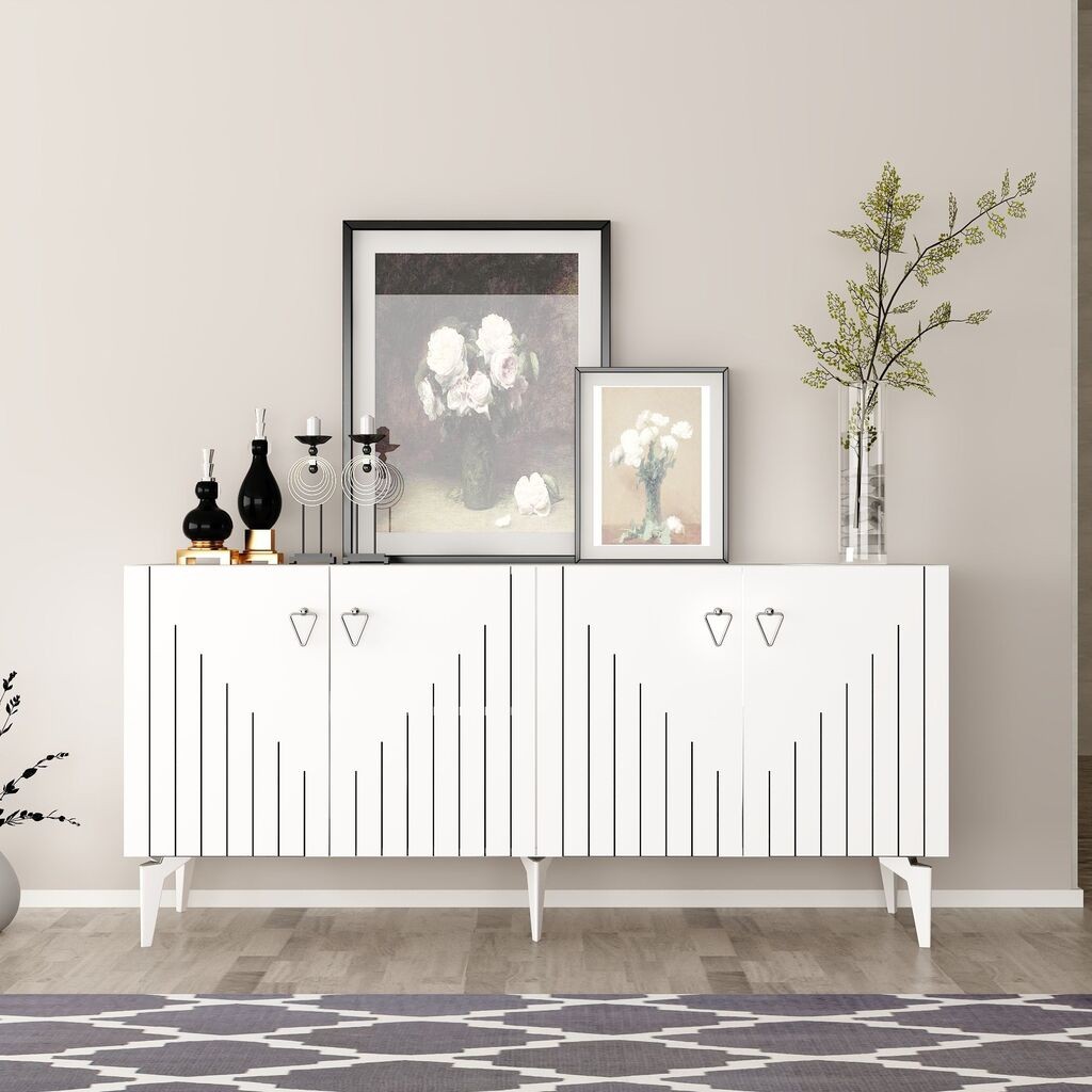 Комода Hanah Home Meda, бела