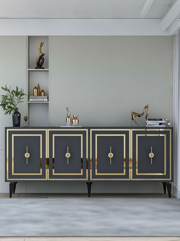 Комода Hanah Home Самба, Антрацит