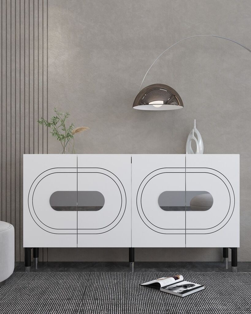 Комода Hanah Home Демет, бела