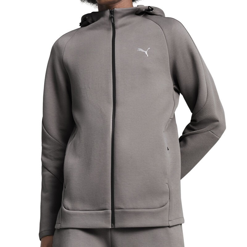 Puma Машки дуксер EVROSTRIPE, Сив