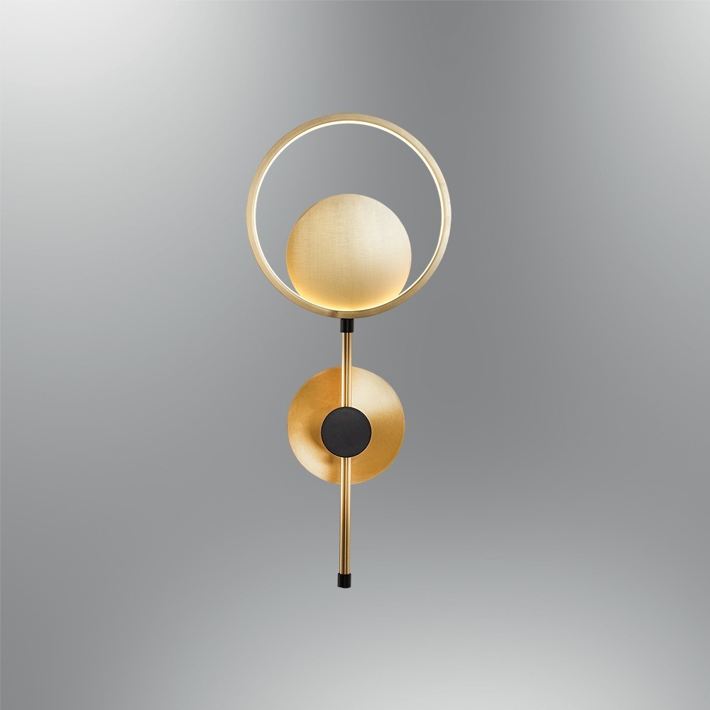 Opviq dzидна светилка 3000K, 15W LED, бронзена