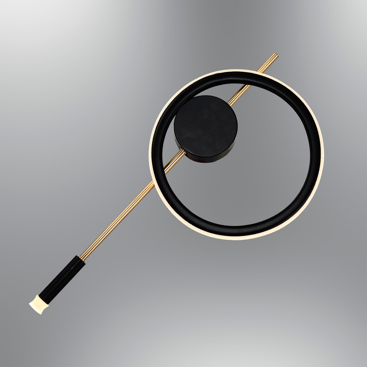 Opviq dzидна светилка 3000K, LED, црна