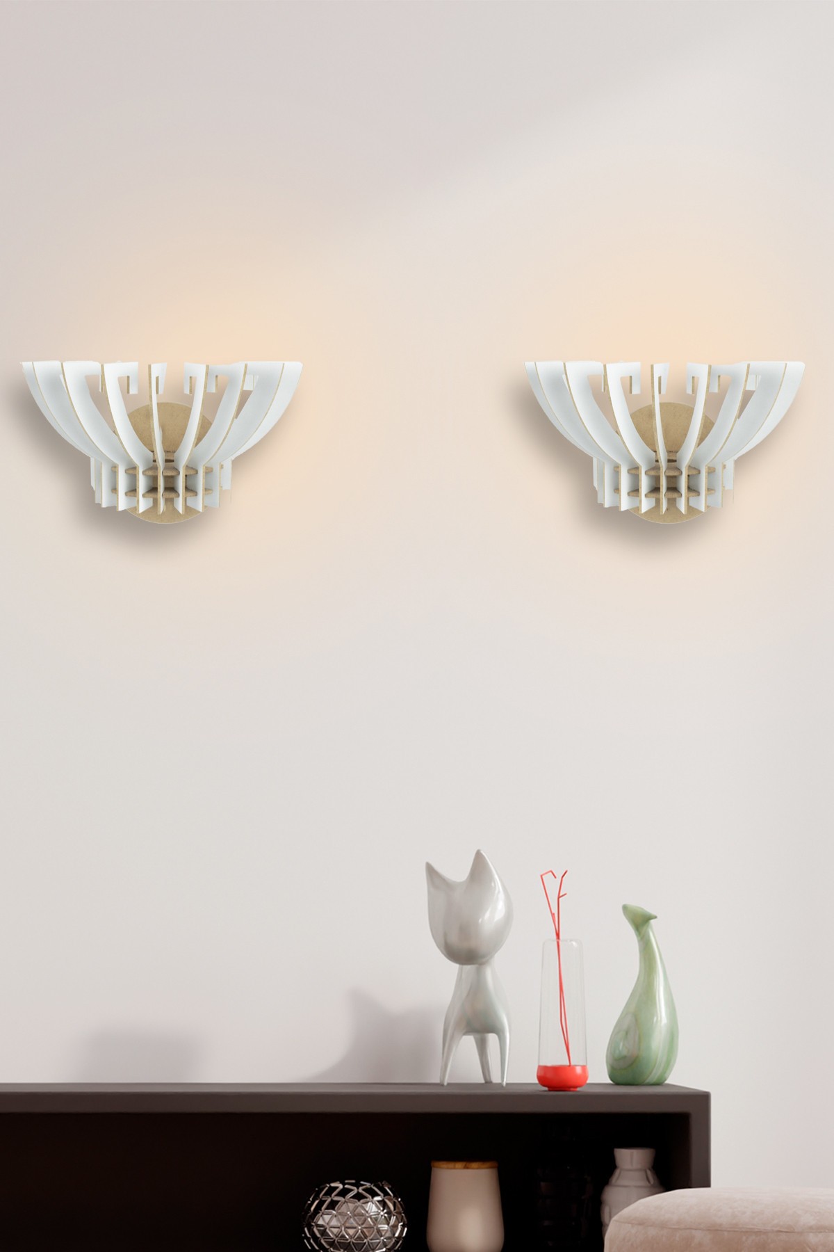 Opviq dzидна светилка E27 Max 40W, бела