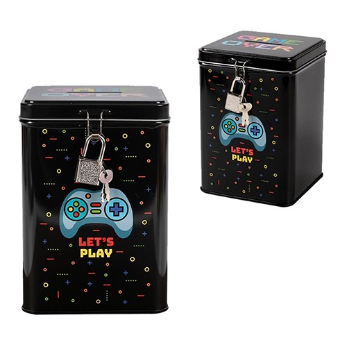 I-TOTAL Касичка, За пари, Метална, Game over,  Let’s Play, XL2292