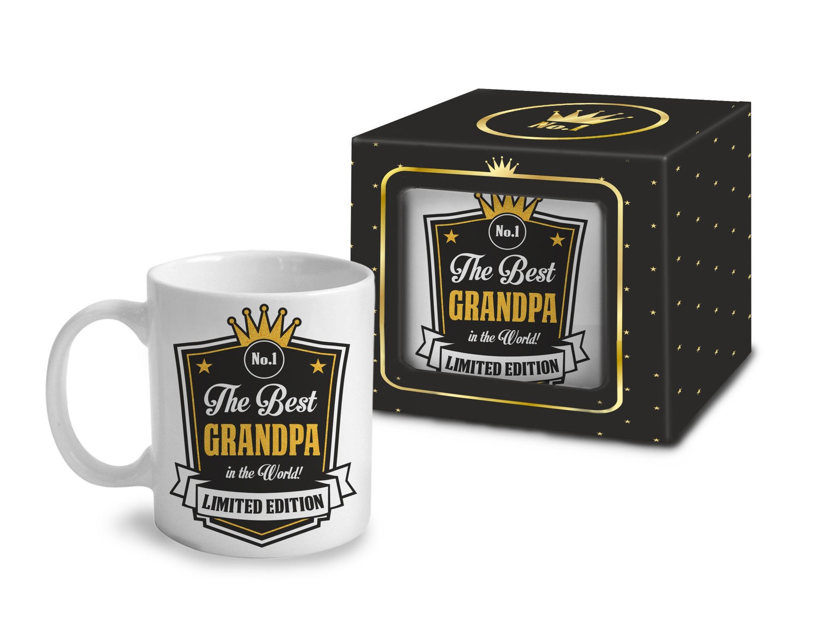 CREATIVE FACTORY Шолја, 300мл, The best grandpa in the world, Creative Factory, 123447