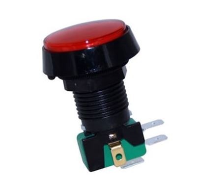 Alfa Electric Тастер Ф22мм 16А НО+НЦ 12V со црвено светло ТС-39