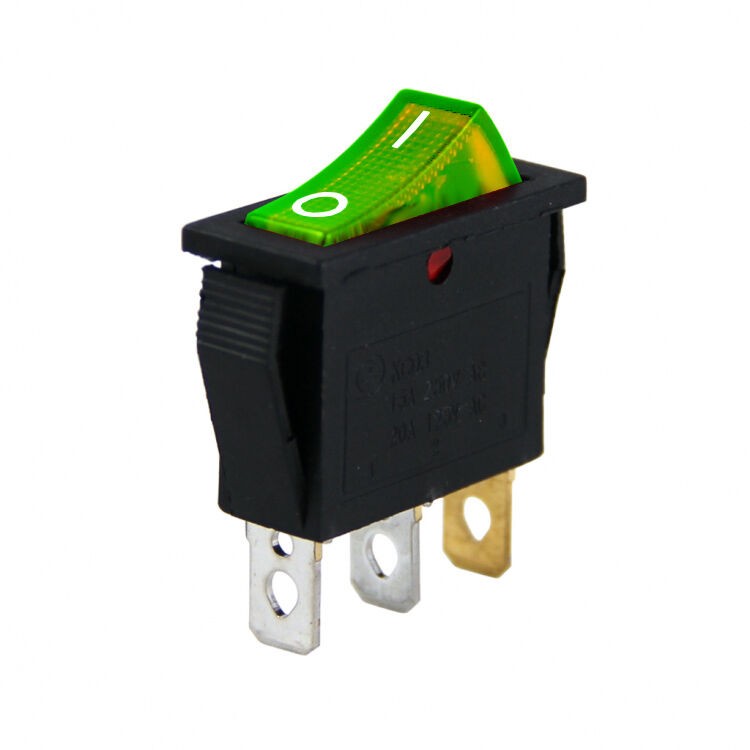 Alfa Electric Прекинувач 0-1 15A 4+2 кон. зелен + SS, 220V 113 ПР-12