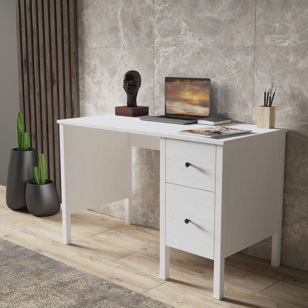 Биро Hanah Home FRN-10036, 120x75x60 см, бело