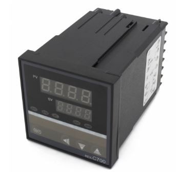 Alfa Electric Терморегулатор 72×72mm 0–400°C K-тип со релеен излез + 1 аларм, PID Ц700