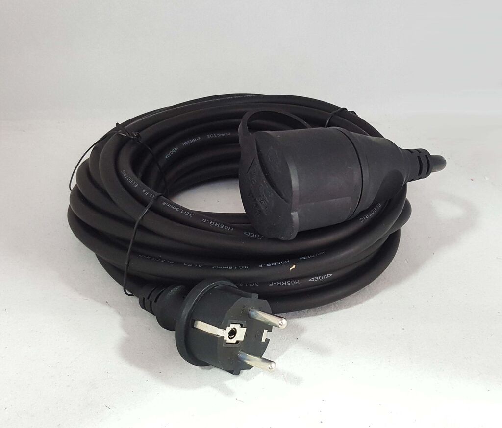 Alfa Electric Продолжен кабел гумиран 20.0м ALFA POWER-RUBBER-20M-ALFA