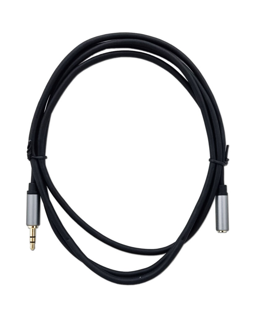 Alfa Electric Продолжен кабел м->ж aux со метални конектори 3.5мм 1.5м, ZF-HD001