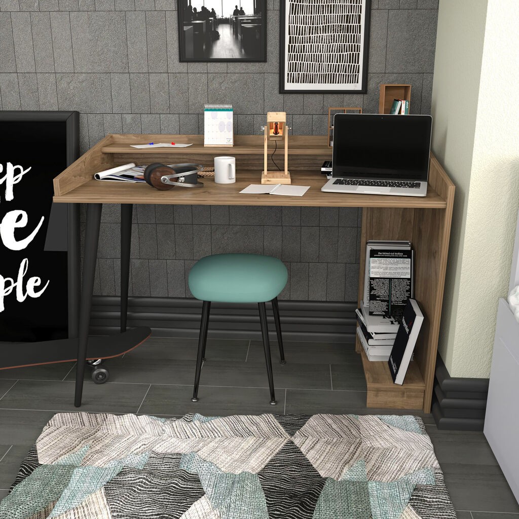 Биро Hanah Home Vanessa, 121,8x59x88,3 см, орев