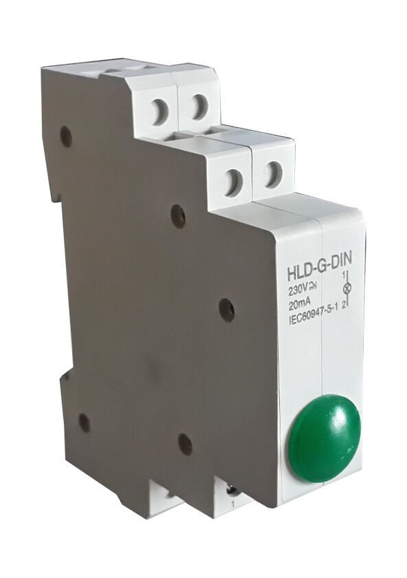 Alfa Electric Сигнална сијалица зелена 220V на DIN шина ХЛД-Г-ДИН