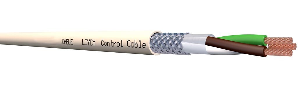 Alfa Electric Комбиниран сигнален кабел LIYCY 3x0.75mm² оклопен