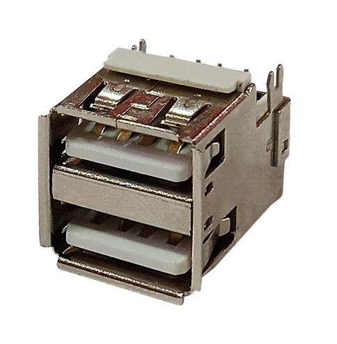 Alfa Electric Двоен USB A конектор тип B под 90 степени USB-A