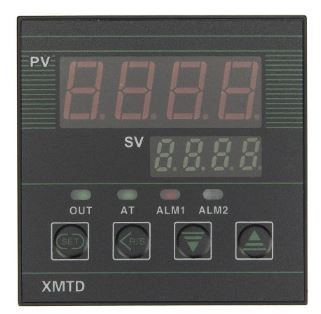 Alfa Electric Терморегулатор 220V 72×72mm 0–400°C со релеен и SSR излез + 2 аларми ЏМТД-7431