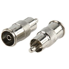 Alfa Electric Приклучок RCA во коаксијален сокет (тунер) – AC-019