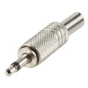 Alfa Electric 3.5mm моно метален приклучок + заштита JC-038