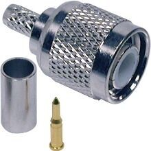 Alfa Electric TNC машки кримп за RG58 со навој TNC-001RP