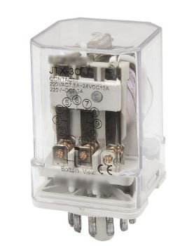 Alfa Electric Реле 380V AC 3×10A 11-пина кружно подножје ALFA JTX-3C RELE-60.13-3