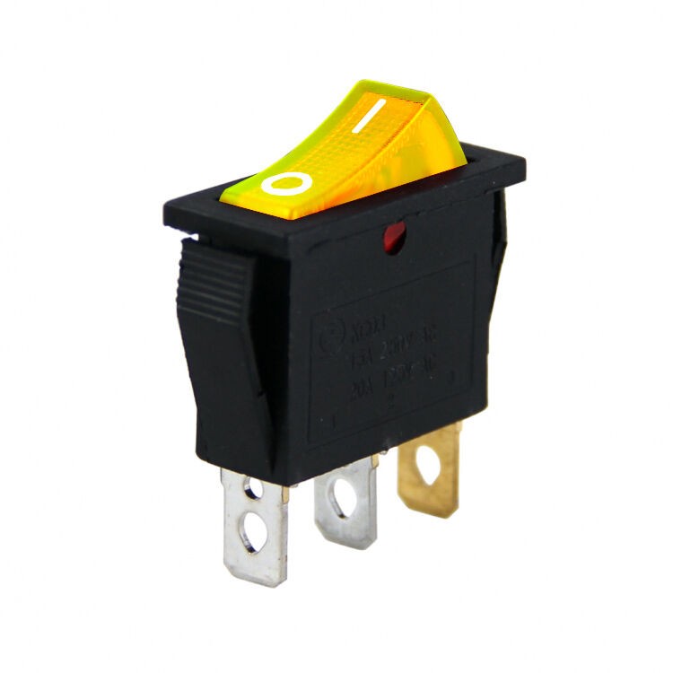 Alfa Electric Прекинувач 0-1 15A 2+1 кон. жолт + SS, 220V 113 ПР-13