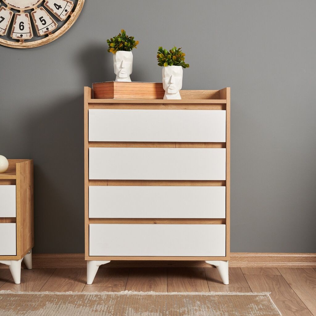 Комода Hanah Home Tuvalle 040, бела