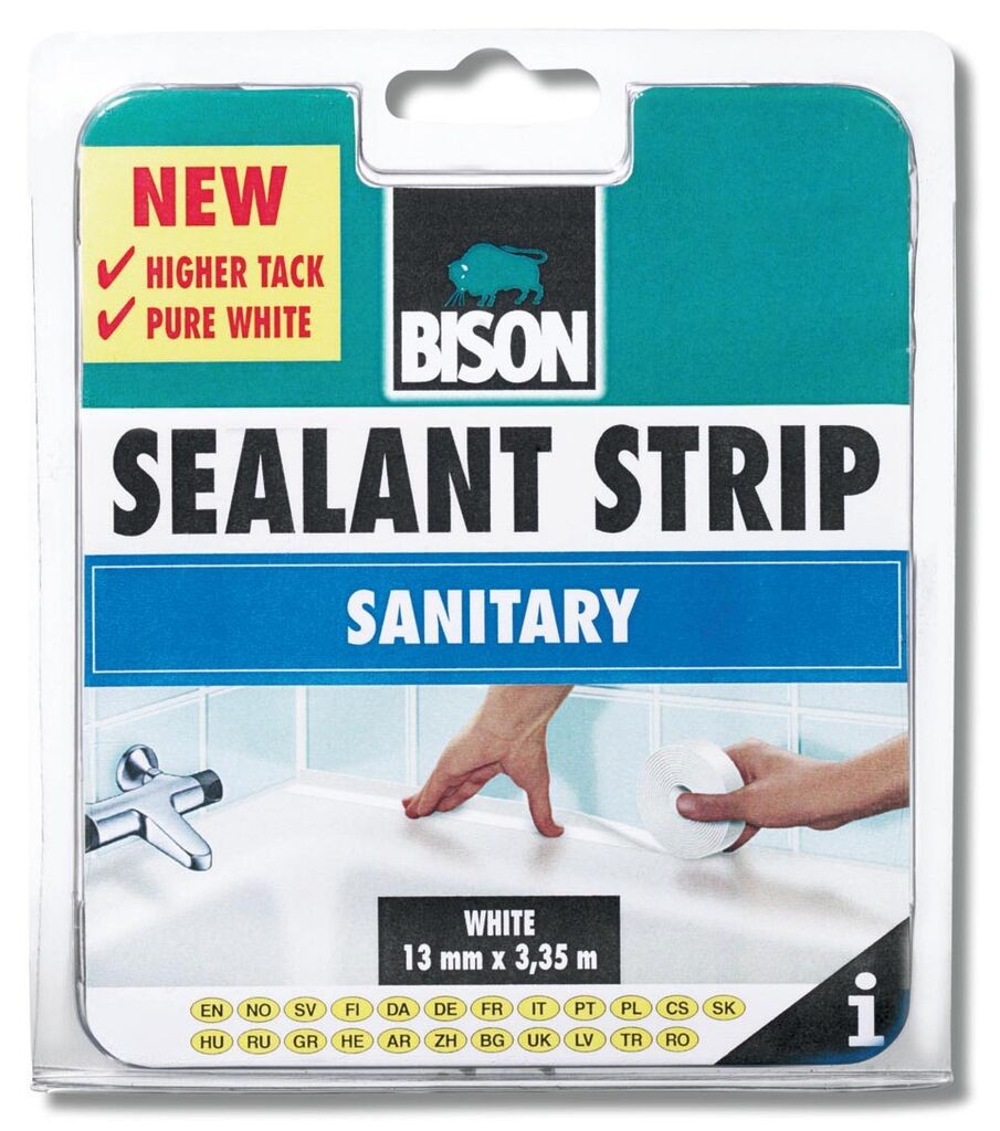 Bison Лента за санитарии 38мм x 3.35м, Bison
