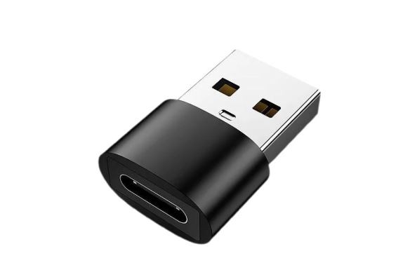 Alfa Electric Адаптер USB A машко – USB Type-C женско USB AM to Type-C female