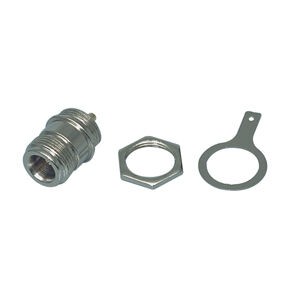 Alfa Electric N женски bulkhead со лемење NC-201