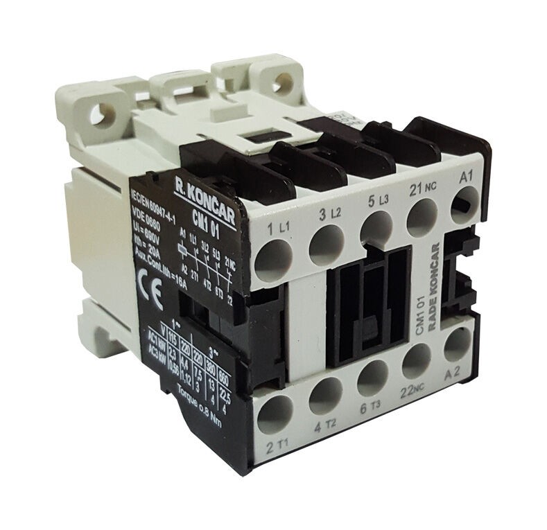 Раде Кончар Контактор 220V 9A 3NO+1NC ЦМ1 01