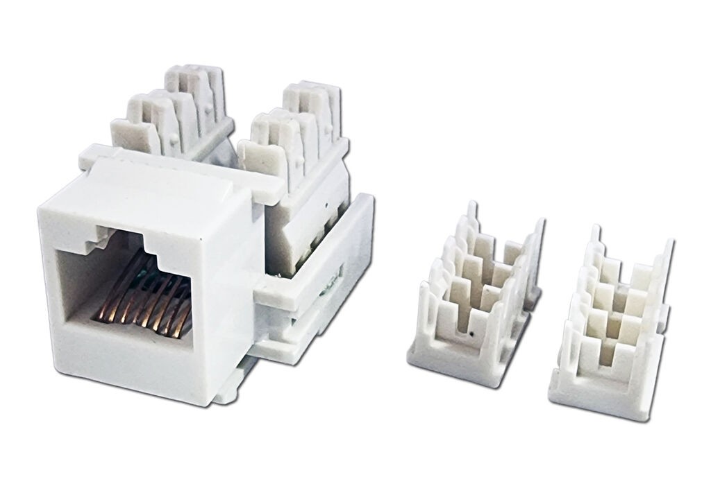 Alfa Electric CAT6 RJ45 UTP женски конектор 8P8C Keystone – CAT6-RJ45-KJ